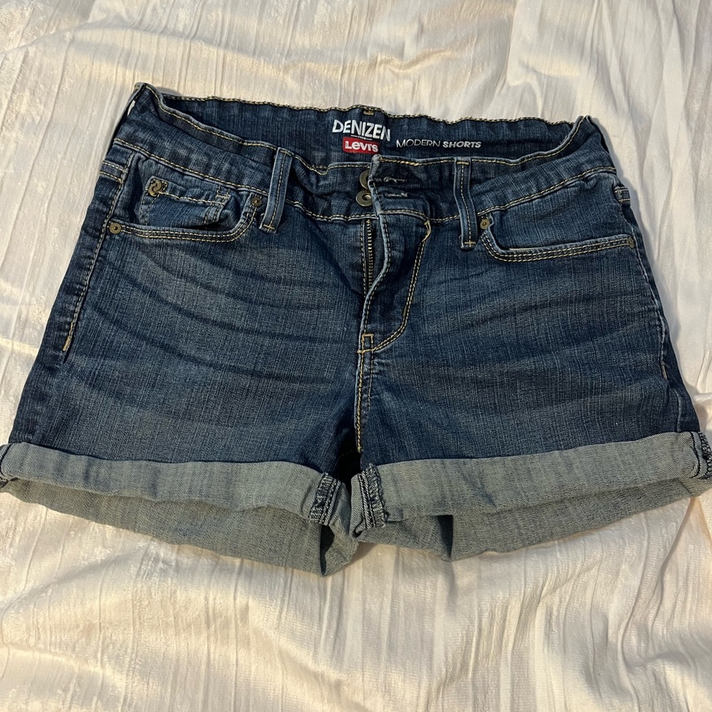 Levi's Dark Blue Jean Shorts